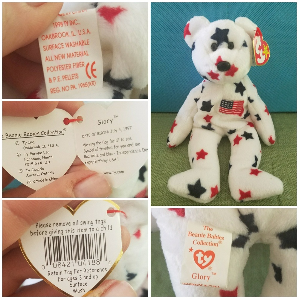 Ty glory beanie baby